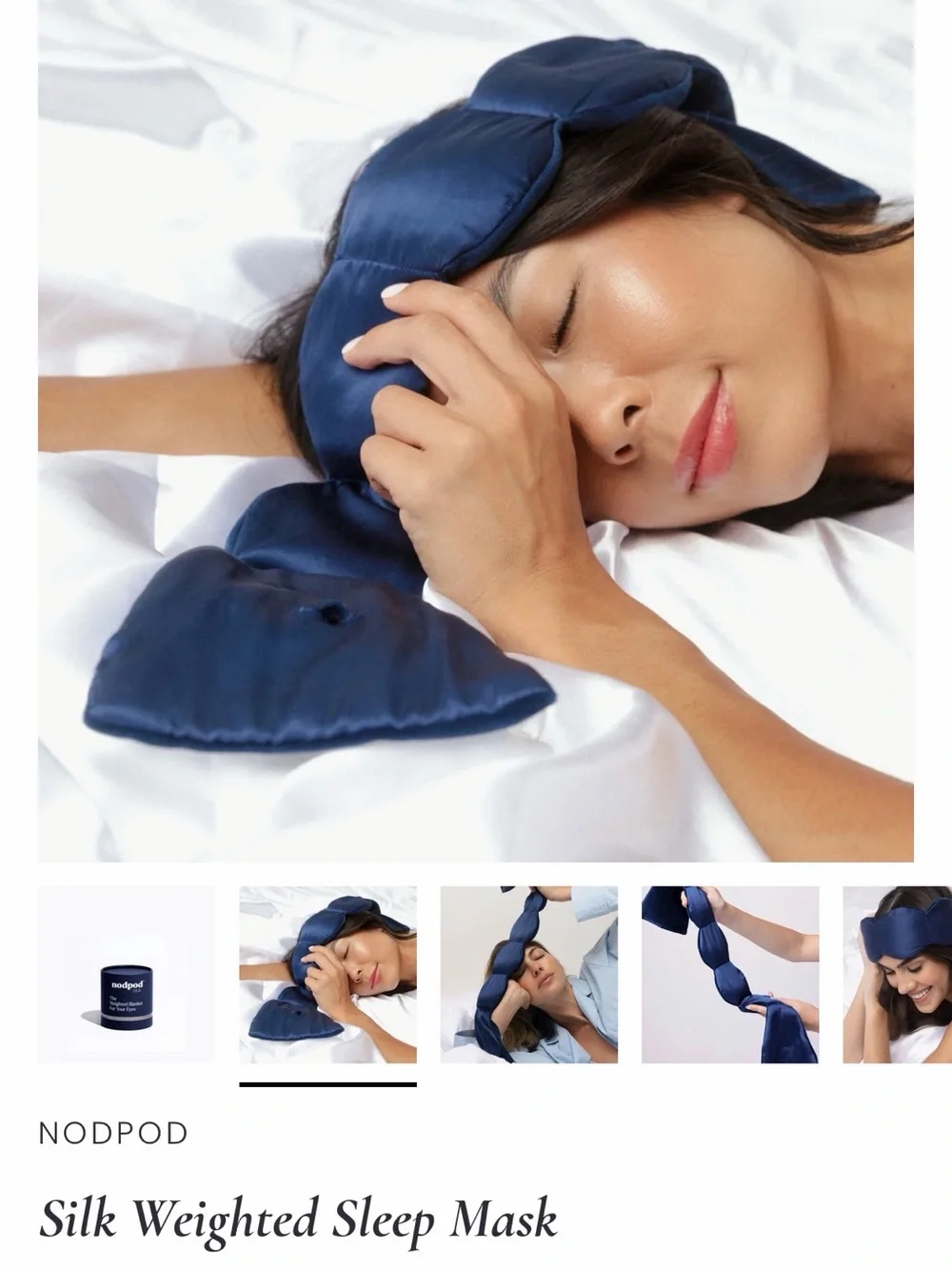 Weighted Eye Pillow - Deep Navy
